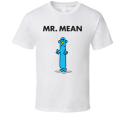Mr Mean Mr Men Book Character T Shirt Mr Mean Mr Men Book Character T Shirt