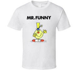Mr Funny Mr Men Book Character T Shirt Mr Funny Mr Men Book Character T Shirt