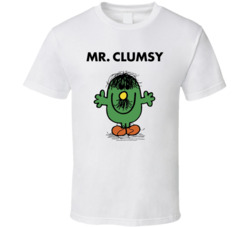 Mr Clumsy Mr Men Book Character T Shirt Mr Clumsy Mr Men Book Character T Shirt