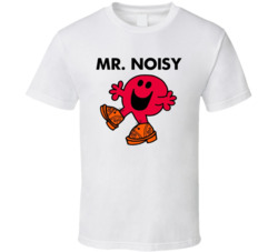 Mr Noisy Mr Men Book Character T Shirt Mr Noisy Mr Men Book Character T Shirt