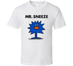 Mr Sneeze Mr Men Book Character T Shirt Mr Sneeze Mr Men Book Character T Shirt
