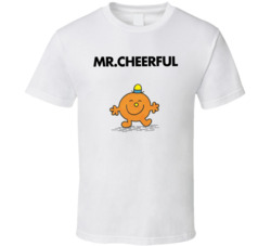 Mr Cheerful Mr Men Book Character T Shirt Mr Cheerful Mr Men Book Character T Shirt