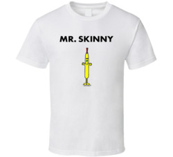 Mr Skinny Mr Men Book Character T Shirt Mr Skinny Mr Men Book Character T Shirt