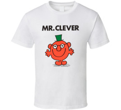 Mr Clever Mr Men Book Character T Shirt Mr Clever Mr Men Book Character T Shirt