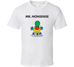 Mr Nonsense Mr Men Book Character T Shirt Mr Nonsense Mr Men Book Character T Shirt