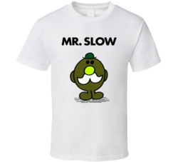 Mr Slow Mr Men Book Character T Shirt Mr Slow Mr Men Book Character T Shirt