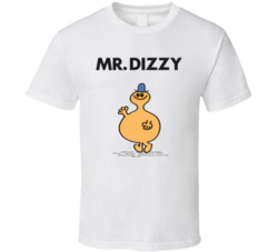 Mr Dizzy Mr Men Book Character T Shirt Mr Dizzy Mr Men Book Character T Shirt