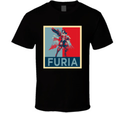 Furia Paladins Video Game Character Fan T Shirt Furia Paladins Video Game Character Fan T Shirt