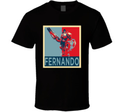 Fernando Paladins Video Game Character Fan T Shirt Fernando Paladins Video Game Character Fan T Shirt