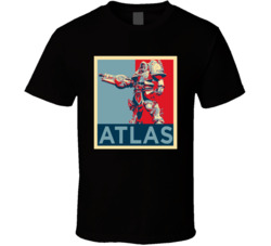 Atlas Paladins Video Game Character Fan T Shirt Atlas Paladins Video Game Character Fan T Shirt