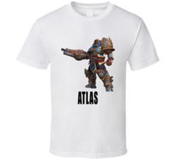 Atlas Paladins Video Game Character T Shirt Atlas Paladins Video Game Character T Shirt