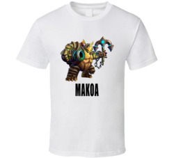 Makoa Paladins Video Game Character T Shirt Makoa Paladins Video Game Character T Shirt