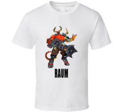 Raum Paladins Video Game Character T Shirt Raum Paladins Video Game Character T Shirt