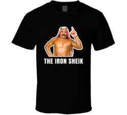 Iron Sheik Wrestling Fan T Shirt Iron Sheik Wrestling Fan T Shirt