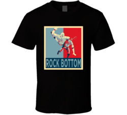 The Rock Bottom Wrestling Fan T Shirt The Rock Bottom Wrestling Fan T Shirt