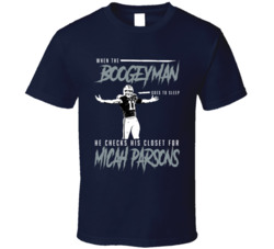 Micah Parsons Boogeyman Dallas Football Fan T Shirt Micah Parsons Boogeyman Dallas Football Fan T Shirt