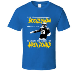 Aaron Donald Boogeyman Los Angeles Football Fan T Shirt Aaron Donald Boogeyman Los Angeles Football Fan T Shirt