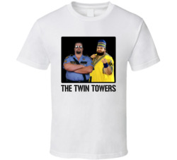 The Twin Towers Tag Team Wrestling Fan T Shirt The Twin Towers Tag Team Wrestling Fan T Shirt