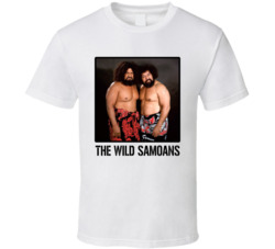 The Wild Samoans Tag Team Wrestling Fan T Shirt The Wild Samoans Tag Team Wrestling Fan T Shirt