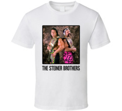 The Steiner Brothers Tag Team Wrestling Fan T Shirt The Steiner Brothers Tag Team Wrestling Fan T Shirt
