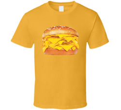 The Real Cheeseburger Food Fan T Shirt The Real Cheeseburger Food Fan T Shirt