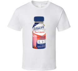 Ensure Strawberry Drink Supplement T Shirt Ensure Strawberry Drink Supplement T Shirt