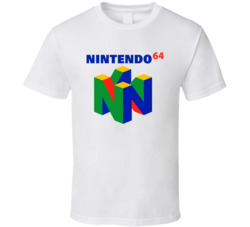 Nintendo 64 N64 Video Game System Console T Shirt Nintendo 64 N64 Video Game System Console T Shirt