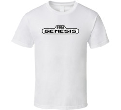 Sega Genesis Video Game System Console Fan T Shirt Sega Genesis Video Game System Console Fan T Shirt