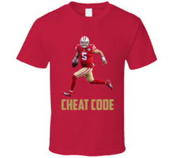 Trey Lance Cheat Code San Francisco Football Fan T Shirt Trey Lance Cheat Code San Francisco Football Fan T Shirt