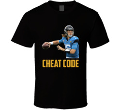 Trevor Lawrence Cheat Code Jacksonville Football Fan T Shirt Trevor Lawrence Cheat Code Jacksonville Football Fan T Shirt