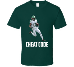 Garrett Wilson Cheat Code New York Football Fan T Shirt Garrett Wilson Cheat Code New York Football Fan T Shirt
