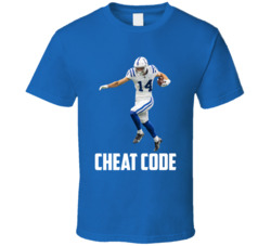 Alec Pierce Cheat Code Indianapolis Football Fan T Shirt Alec Pierce Cheat Code Indianapolis Football Fan T Shirt