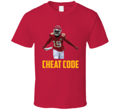 Kadarius Toney Cheat Code Kansas City Football Fan T Shirt Kadarius Toney Cheat Code Kansas City Football Fan T Shirt