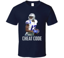 Michael Gallup Cheat Code Dallas Football Fan T Shirt Michael Gallup Cheat Code Dallas Football Fan T Shirt