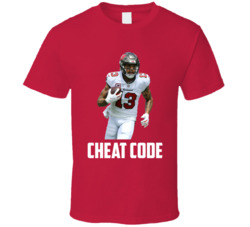 Mike Evans Cheat Code Tampa Bay Football Fan T Shirt Mike Evans Cheat Code Tampa Bay Football Fan T Shirt