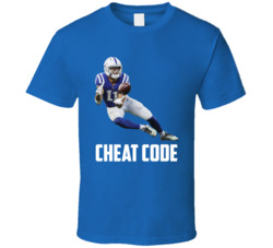 Michael Pittman Jr Cheat Code Indianapolis Football Fan T Shirt Michael Pittman Jr Cheat Code Indianapolis Football Fan T Shirt