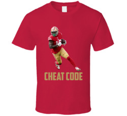 Deebo Samuel Cheat Code San Francisco Football Fan T Shirt Deebo Samuel Cheat Code San Francisco Football Fan T Shirt