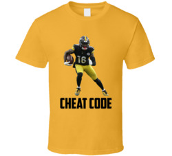 Dionate Johnson Cheat Code Pittsburgh Football Fan T Shirt Dionate Johnson Cheat Code Pittsburgh Football Fan T Shirt