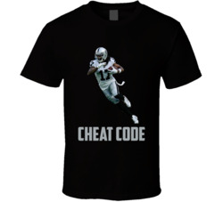 Davante Adams Cheat Code Las Vegas Football Fan T Shirt Davante Adams Cheat Code Las Vegas Football Fan T Shirt