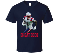 Devante Parker Cheat Code New England Football Fan T Shirt Devante Parker Cheat Code New England Football Fan T Shirt