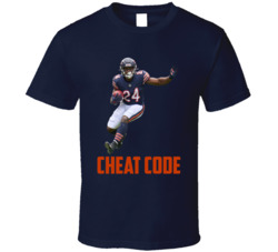Khalil Herbert Cheat Code Chicago Football Fan T Shirt Khalil Herbert Cheat Code Chicago Football Fan T Shirt