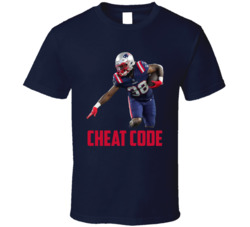 Rhamondre Stevenson Cheat Code New England Football Fan T Shirt Rhamondre Stevenson Cheat Code New England Football Fan T Shirt