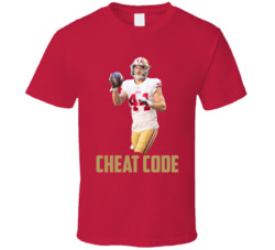 Kyle Juszczyk Cheat Code San Francisco Football Fan T Shirt Kyle Juszczyk Cheat Code San Francisco Football Fan T Shirt