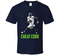 Kenneth Walker Ii Cheat Code Seattle Football Fan T Shirt Kenneth Walker Ii Cheat Code Seattle Football Fan T Shirt