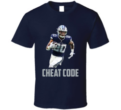 Tony Pollard Cheat Code Dallas Football Fan T Shirt Tony Pollard Cheat Code Dallas Football Fan T Shirt