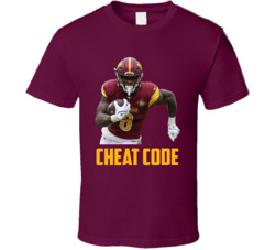 Brian Robinson Jr Cheat Code Washington Football Fan T Shirt Brian Robinson Jr Cheat Code Washington Football Fan T Shirt
