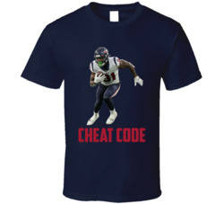 Dameon Pierce Cheat Code Houston Football Fan T Shirt Dameon Pierce Cheat Code Houston Football Fan T Shirt