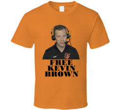Free Kevin Brown Baltimore Announcer Fired Baseball T Shirt Free Kevin Brown Baltimore Announcer Fired Baseball T Shirt