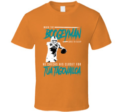 Tua Tagovailoa Boogeyman Miami Football Fan T Shirt Tua Tagovailoa Boogeyman Miami Football Fan T Shirt