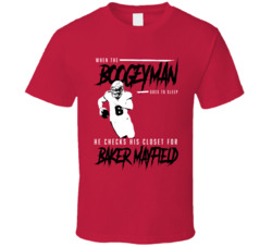 Baker Mayfield Boogeyman Tampa Bay Football Fan T Shirt Baker Mayfield Boogeyman Tampa Bay Football Fan T Shirt